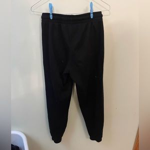 XS black sweatpants